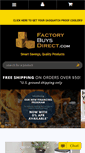 Mobile Screenshot of factorybuysdirect.com